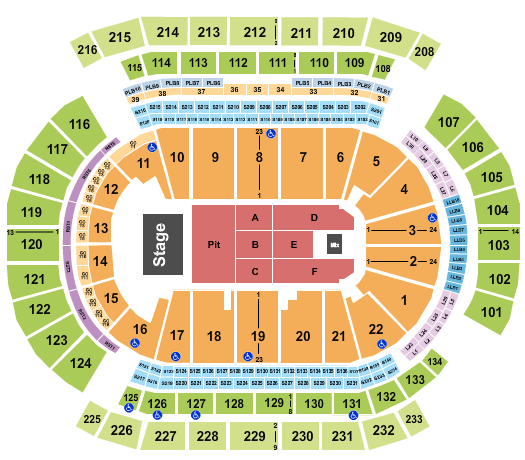 Prudential Center We Can Survive Seating Chart